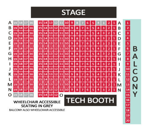 Charles Wood Theater Seating Chart